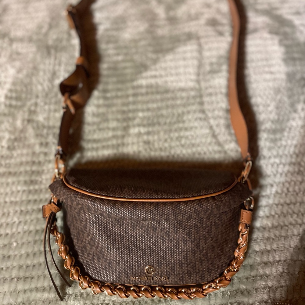 Michael Kors Dark Brown Crossbody Bag sling bag New